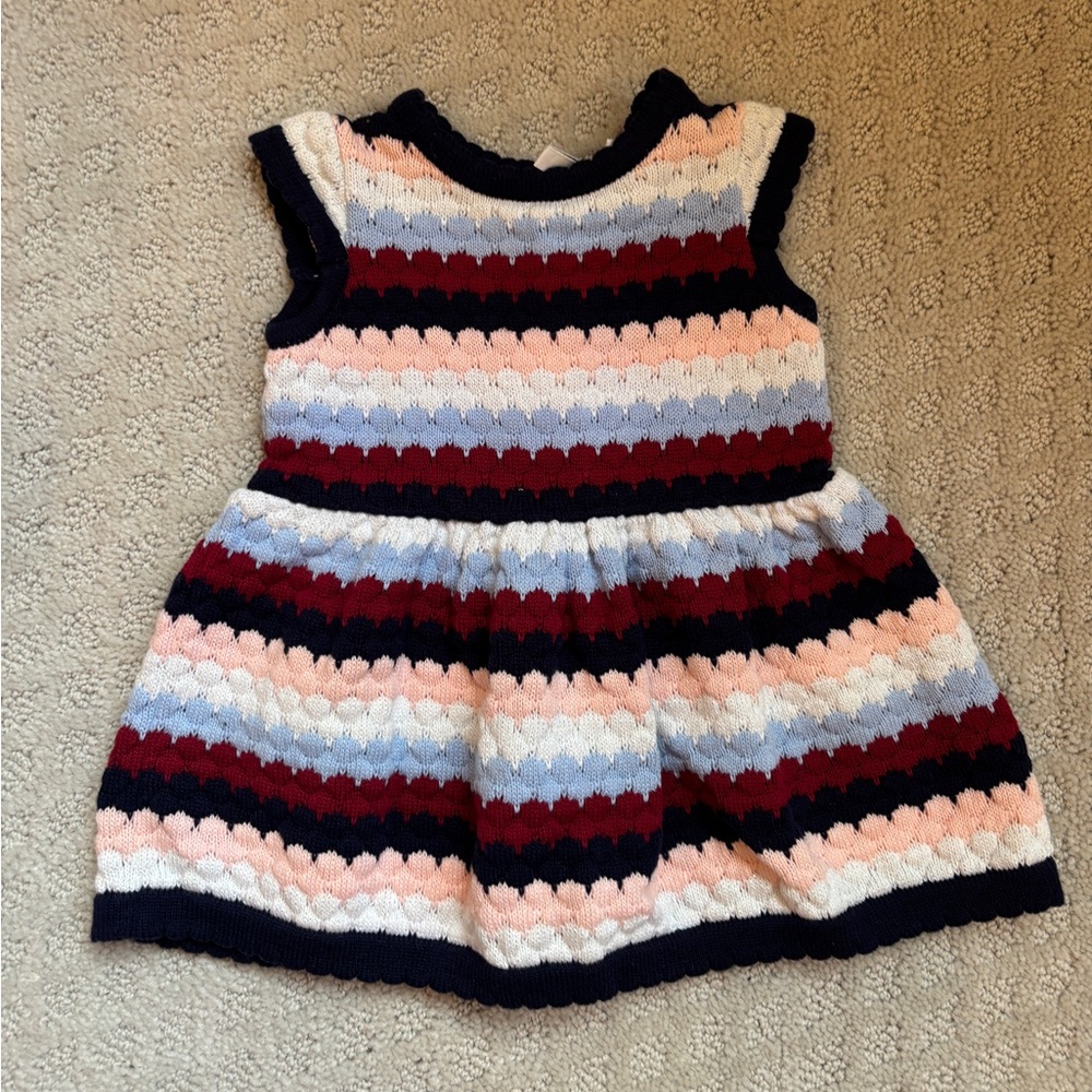 Janie and Jack Multicolor Knit Dress